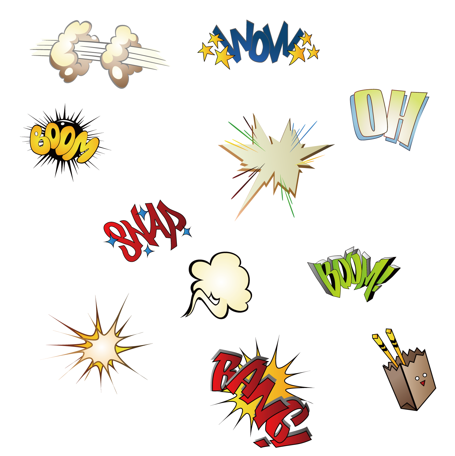Comic Pop Art Comics Comic book Cartoon Speech balloon All kinds of explosions explosion monochrome