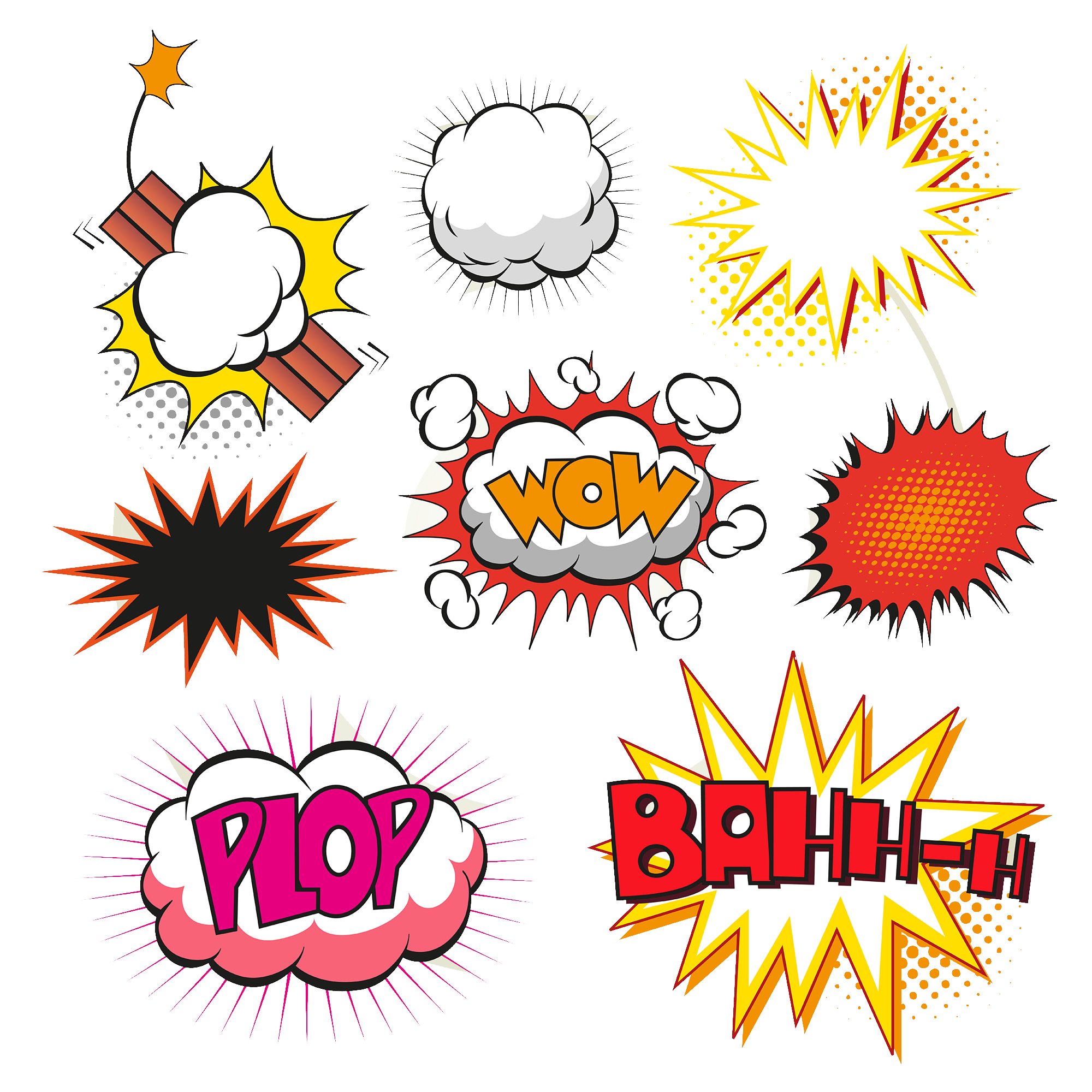 Comic Impact Comics Speech balloon Comic book Illustration Explosive material superhero text explosi