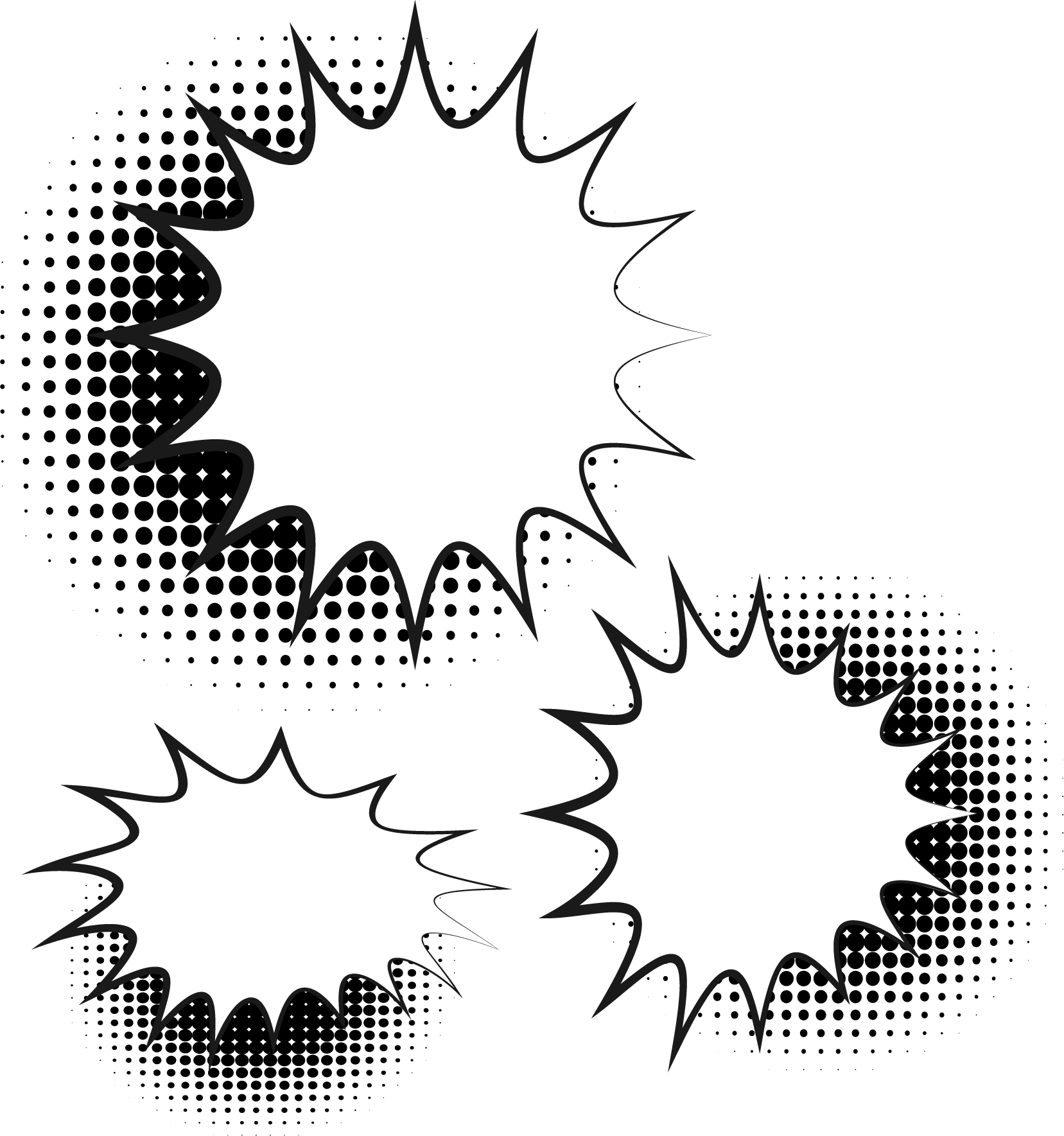 Comic Superhero Comics Speech balloon Explosion Comic decoration explosion stickers leaf text comic