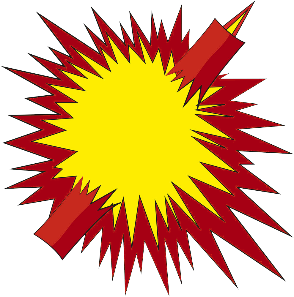 Comic Dynamic Explosion Cartoon Comics Comic book Exploded after the bomb leaf speech Balloon symmet