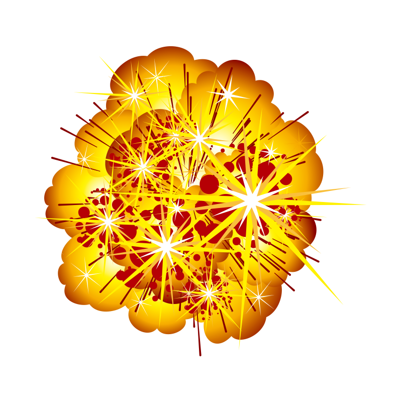 Comic Action Explosion Cartoon Speech balloon Comic book Explosions Creative comics orange creative