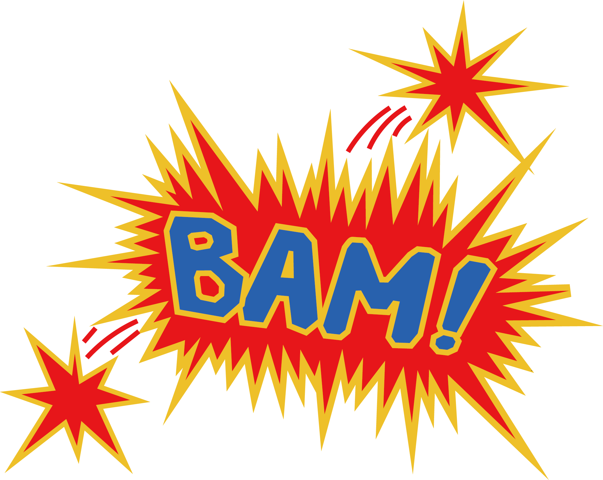 Comic Impact Explosive material Explosion Red star explosive stickers comics stars text Cartoon Expl