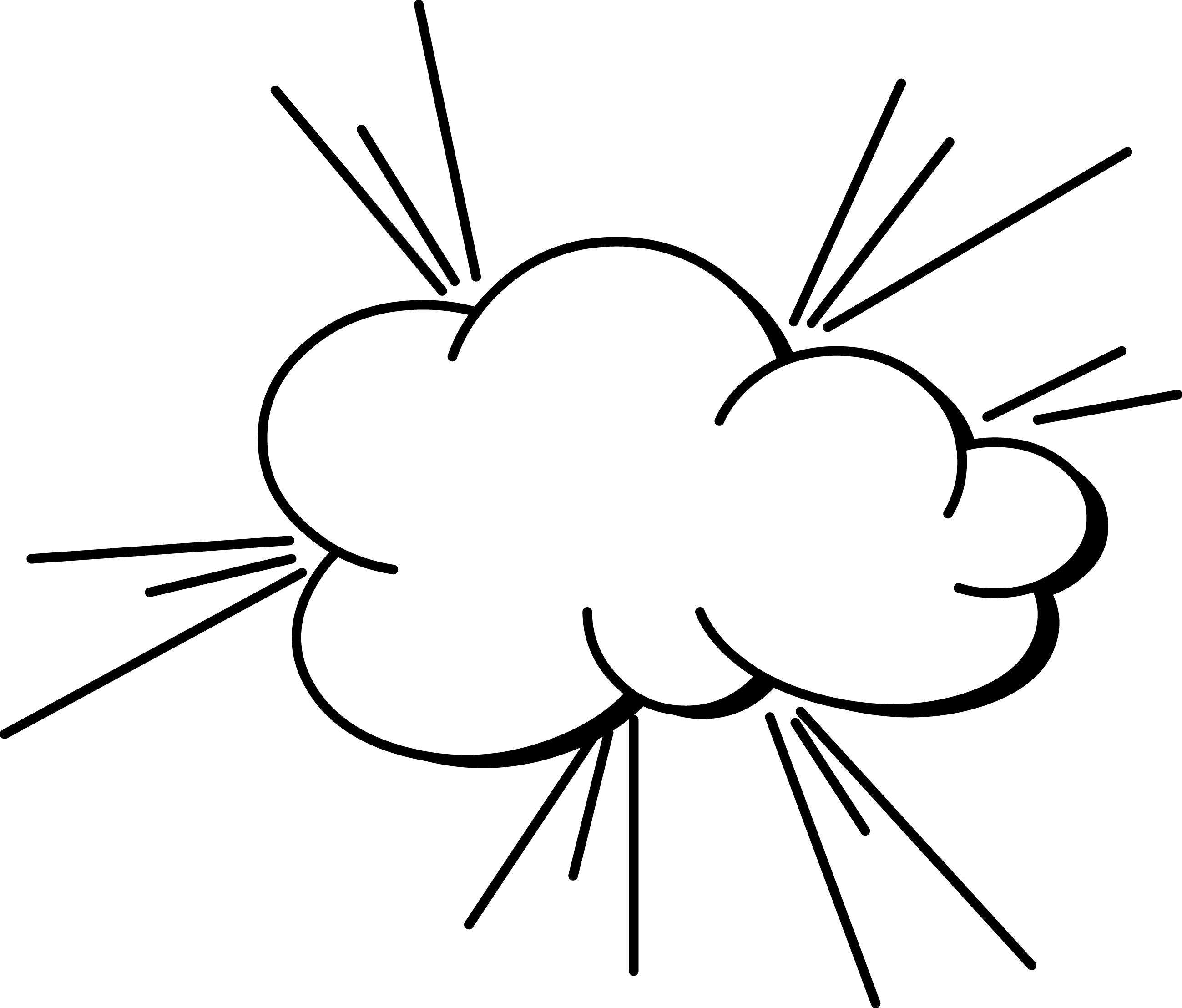 Comic Superhero lovely hand-painted dialog cloud explosion pop up dialogue box cartoon comics dialog