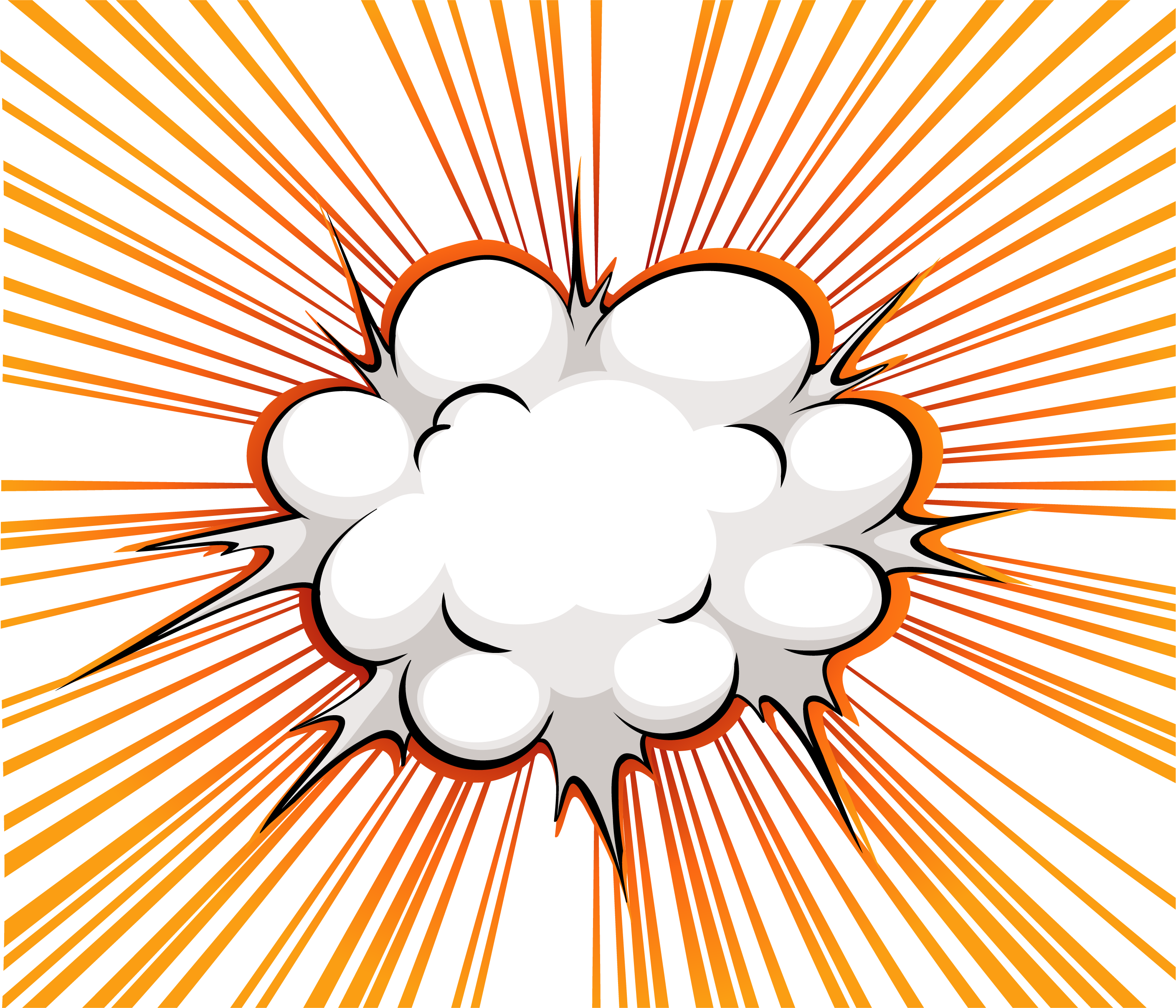 Comic Dynamic Orange explosion ray comics comic Book symmetry Retro Comic Explosion Transparent PNG