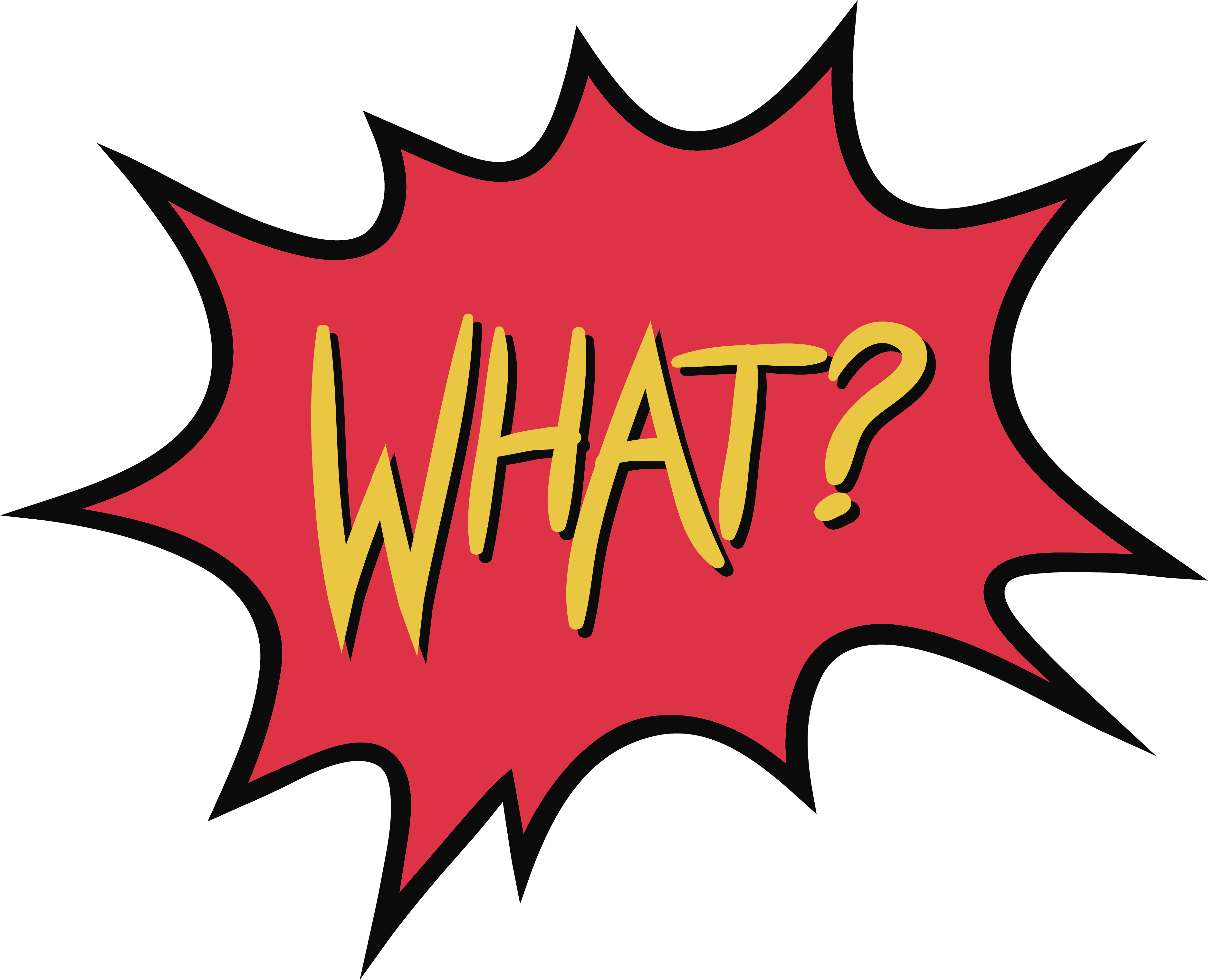 Comic Boom red and yellow What text overlay Red serrated explosive sticker comics leaf text Boom Bur