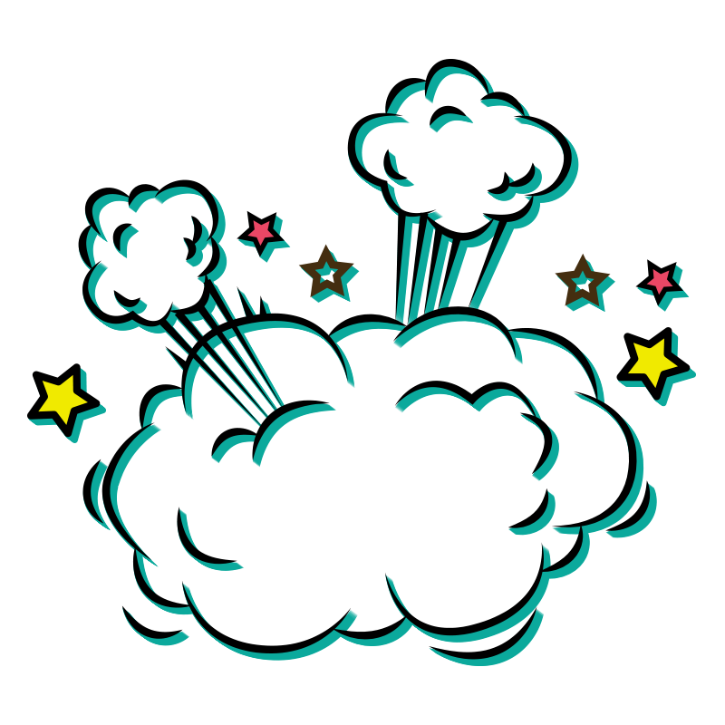 Comic Dynamic Sincerely Carter Comics Speech balloon Euclidean Explosions Creative white text comic