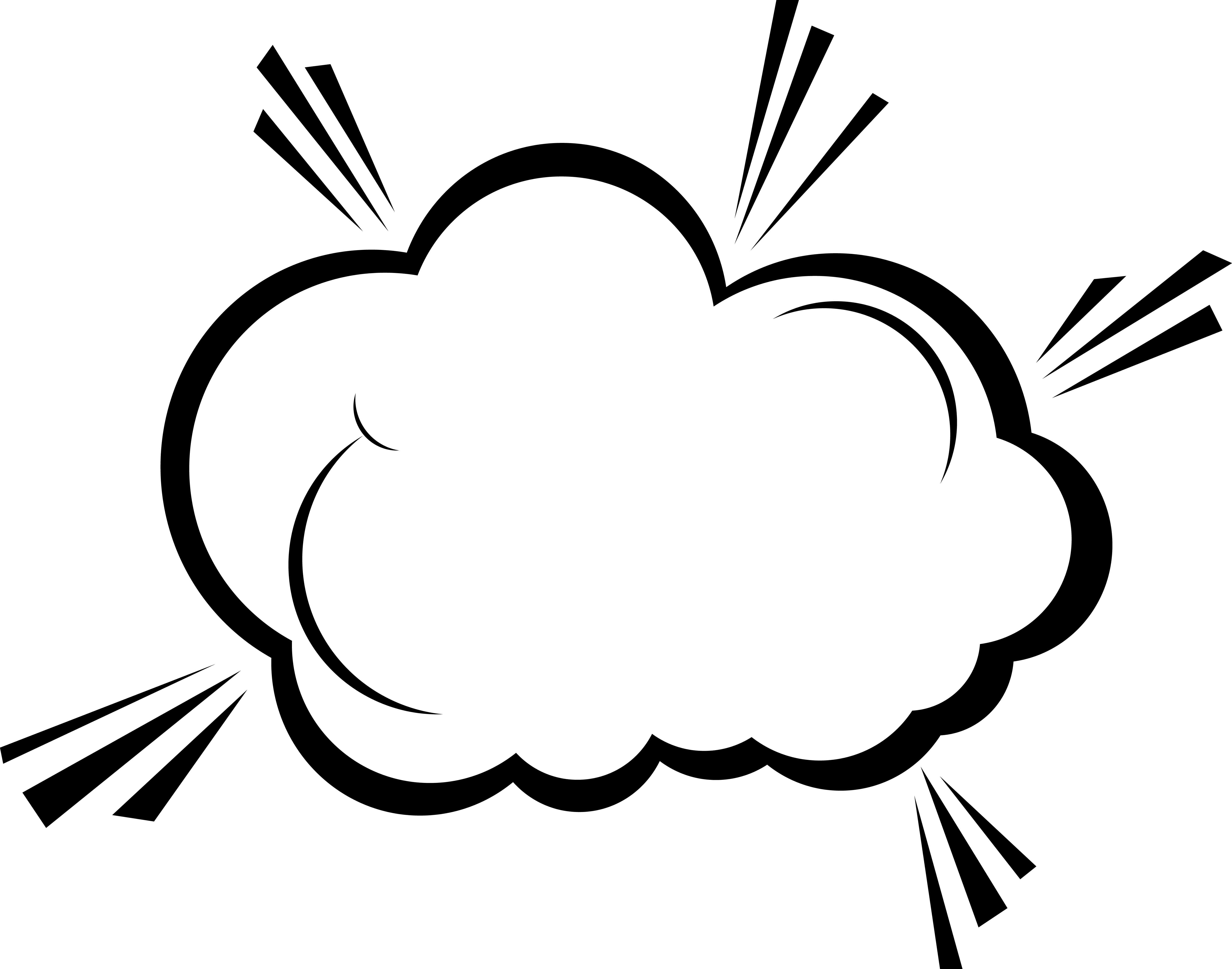 Comic Boom text cloud illustration Speech balloon T-shirt Cartoon Cloud Creative graffiti cartoon -p