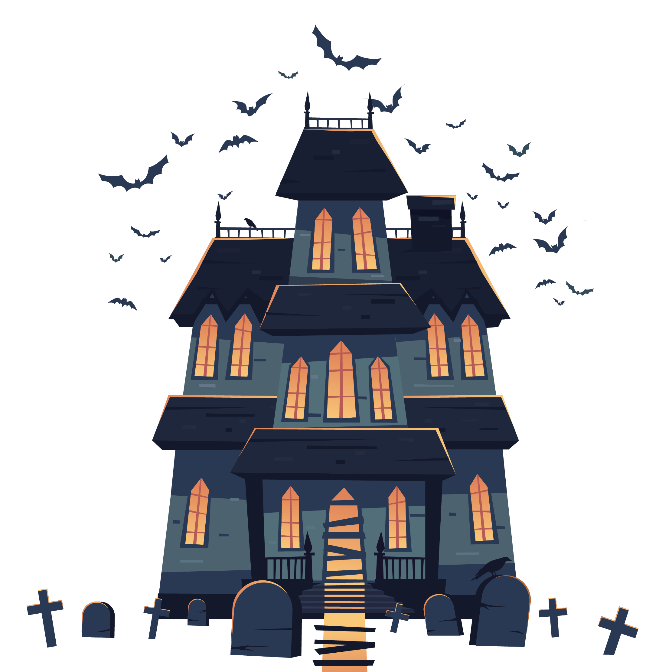 Halloween Festival Halloween Castle happy Halloween building world Halloween Celebration Design