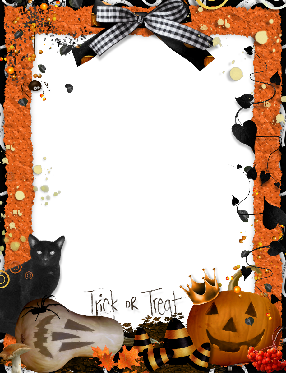 Halloween frame template Halloween Frames Trick-or-treating Craft s Free Frame Halloween decor