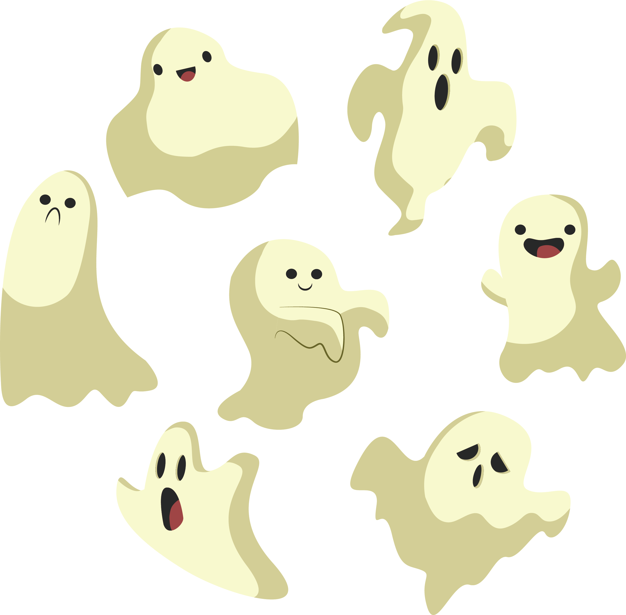 Halloween Ghost Lovely Halloween Ghost pattern love mammal carnivoran Halloween Themed Decorati