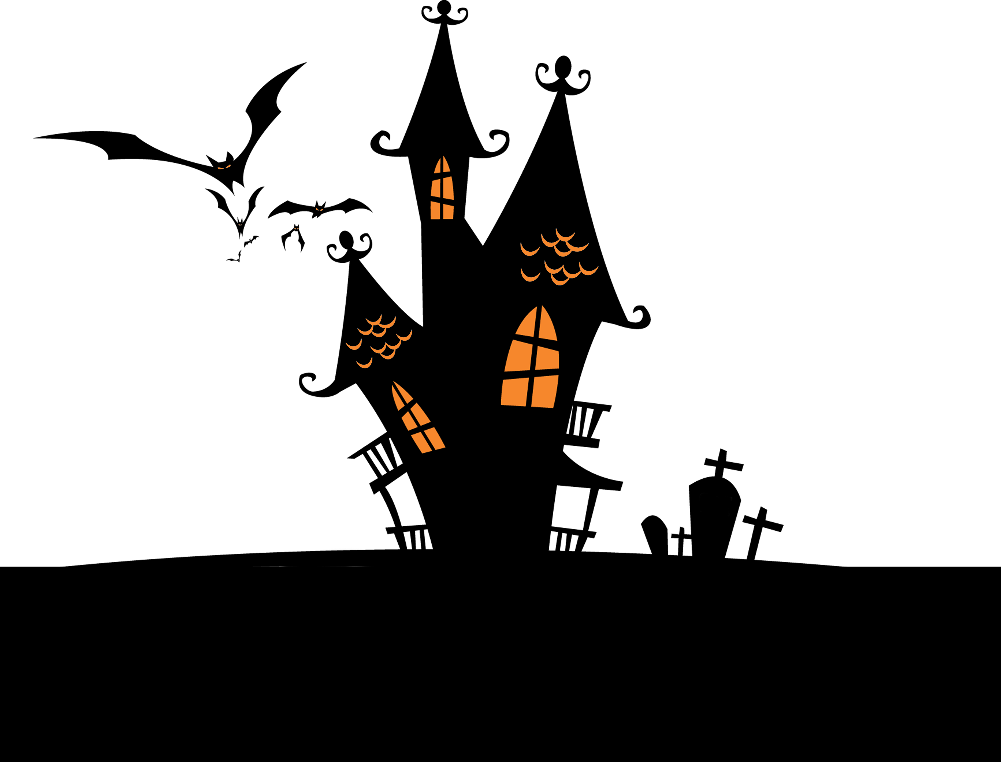 halloween house halloween house castle Halloween Themed Decoration Transparent PNG for Hallowee