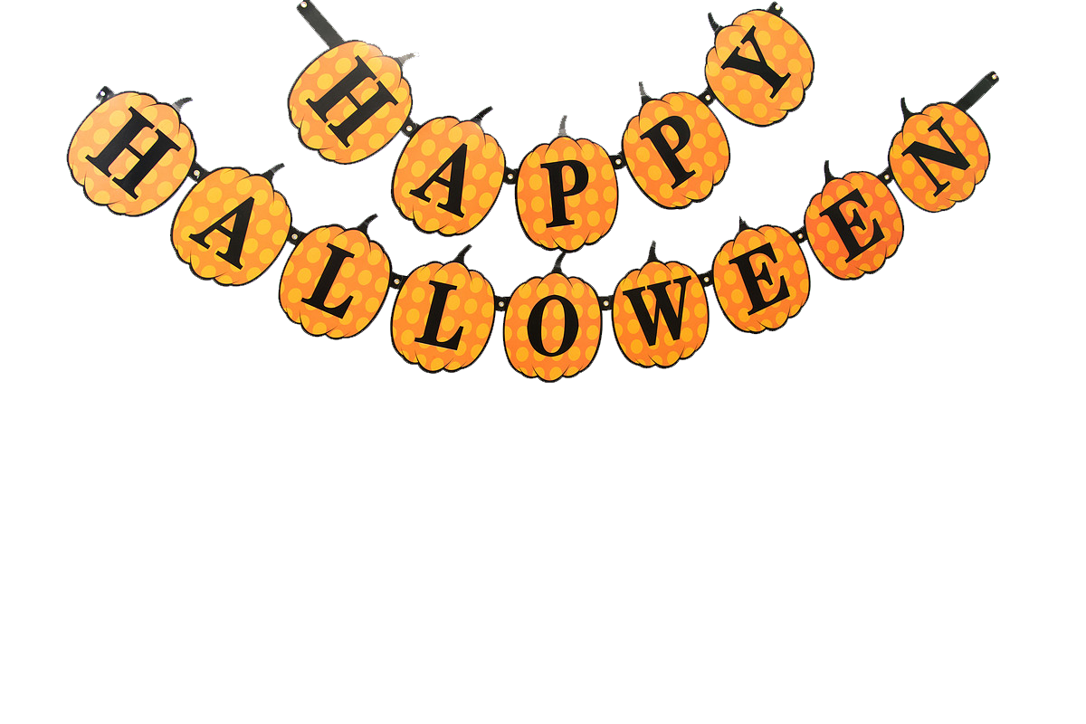 Halloween Pumpkin Happy Halloween happy Halloween lantern text Spooky Halloween Design Transpar