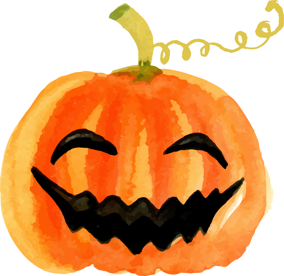 Halloween pumpkin Pumpkin Calabaza Halloween Jack-o'-lantern Halloween pumpkin watercolor water