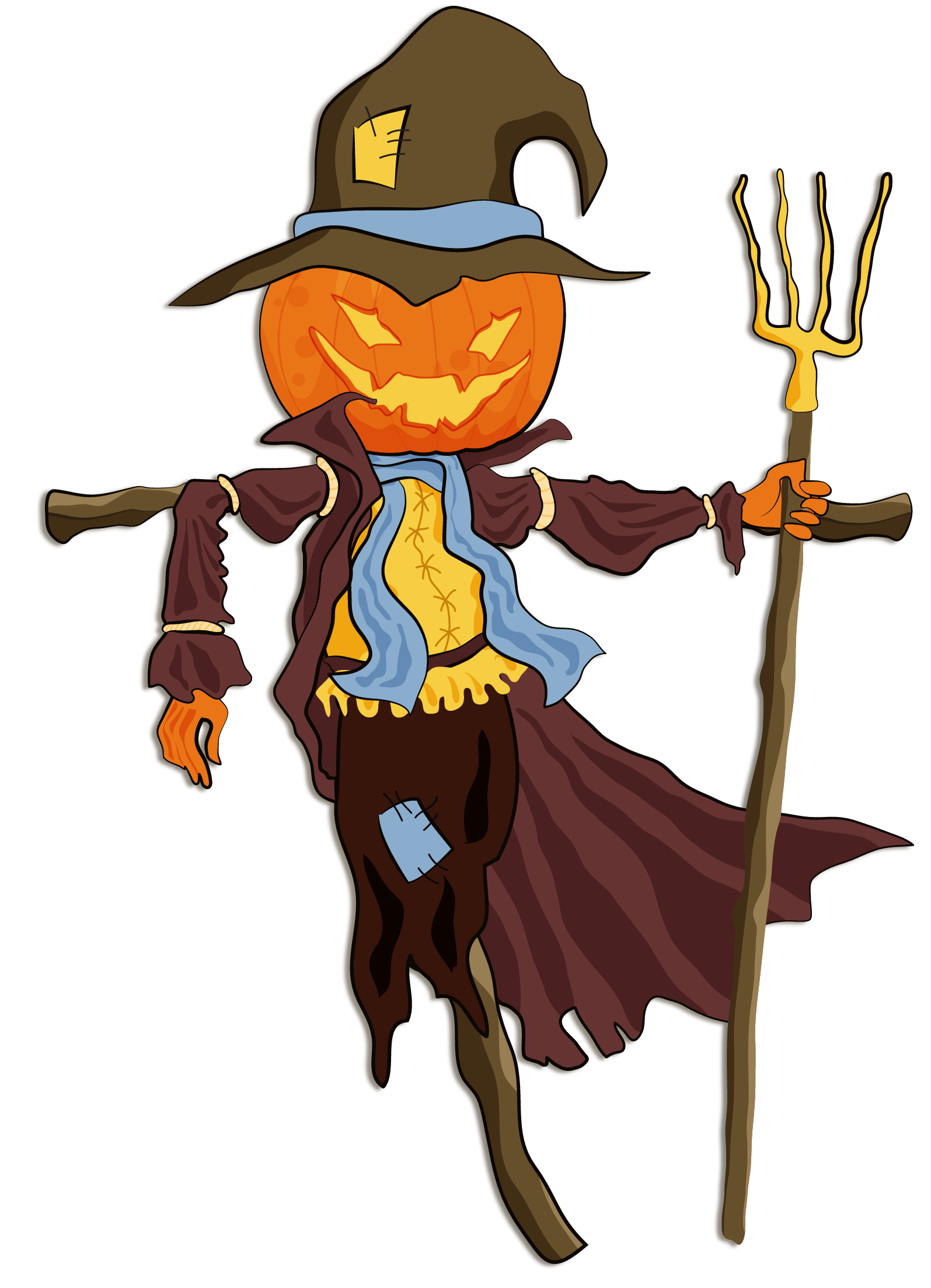 Halloween Scarecrow Halloween Scarecrow happy Halloween cowboy festive Elements Spooky Night