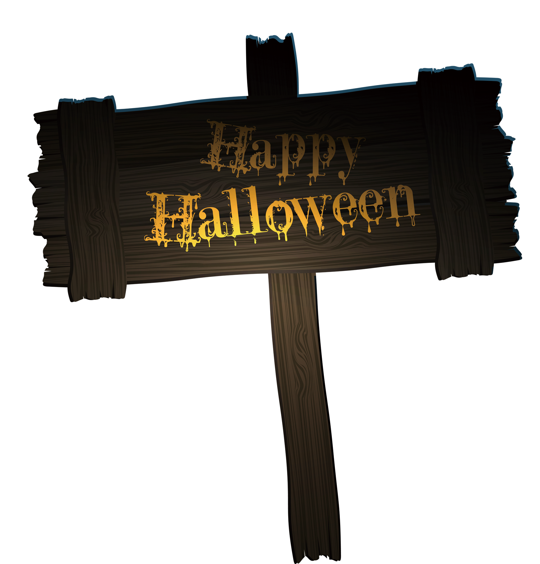 Halloween signs happy Halloween black sign Creepy Halloween Graphic Transparent PNG for Hallowe