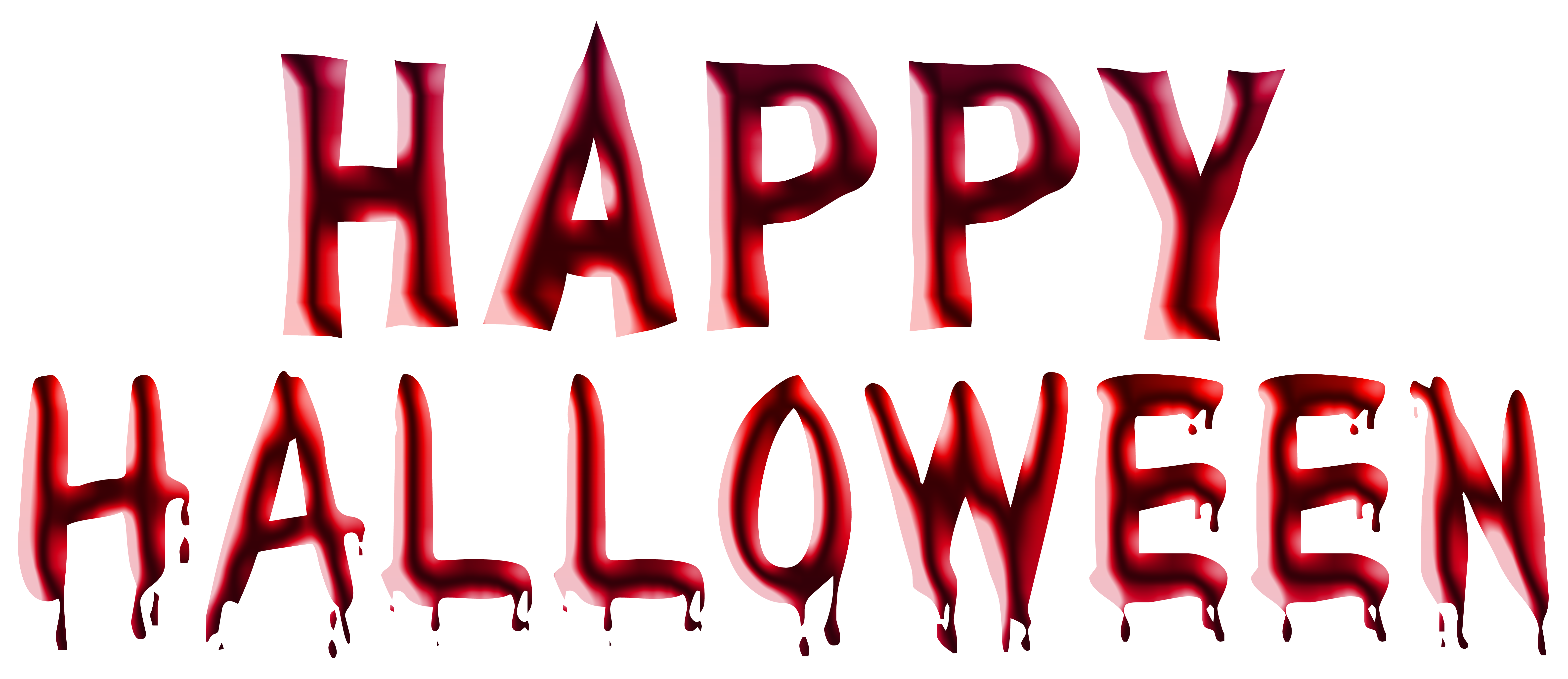 Halloween Trick-or-treating Happy Halloween s text logo party Scary Halloween Decoration Transp
