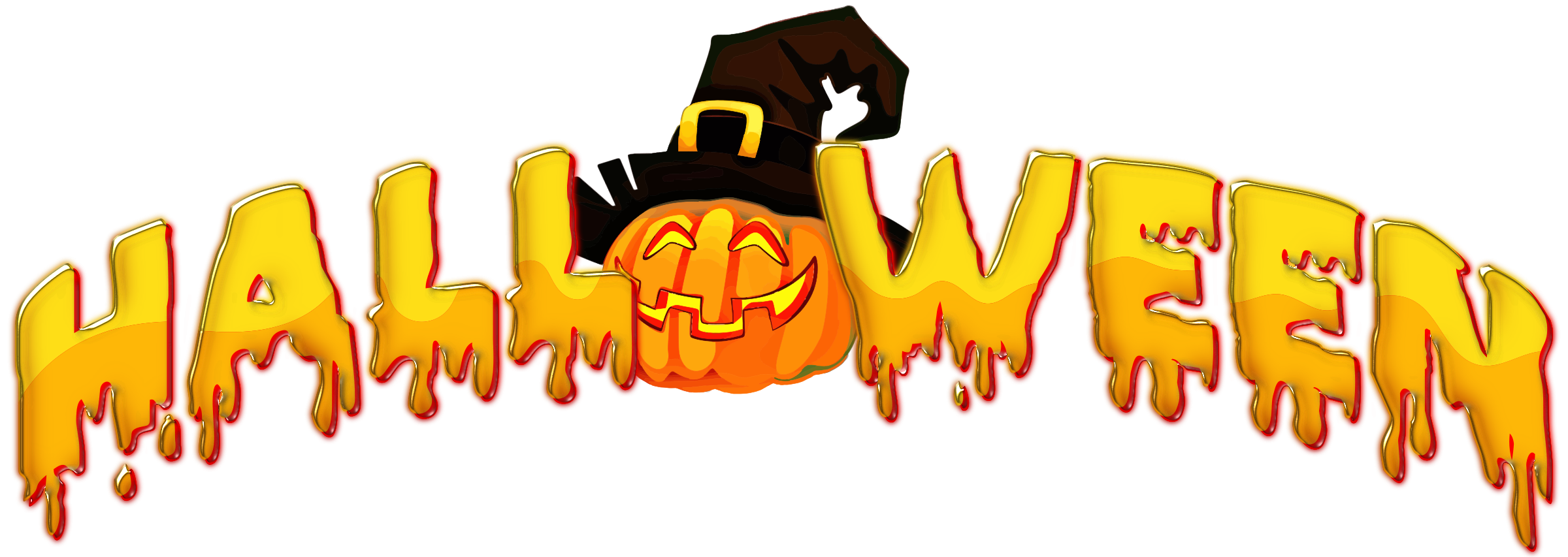 Halloween Typography Halloween holidays orange logo Spooky Night Halloween Art Transparent PNG