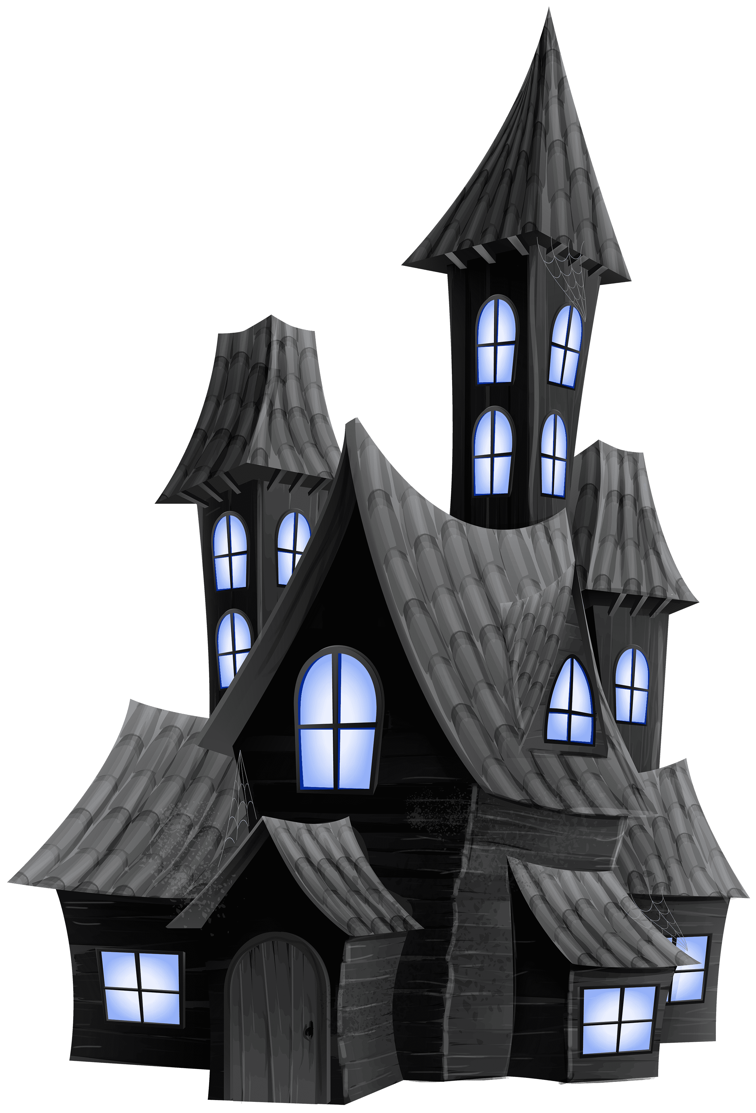 Halloween Haunted House Scary Spooky Haunted Creepy Halloween Graphic Transparent PNG for Hallo