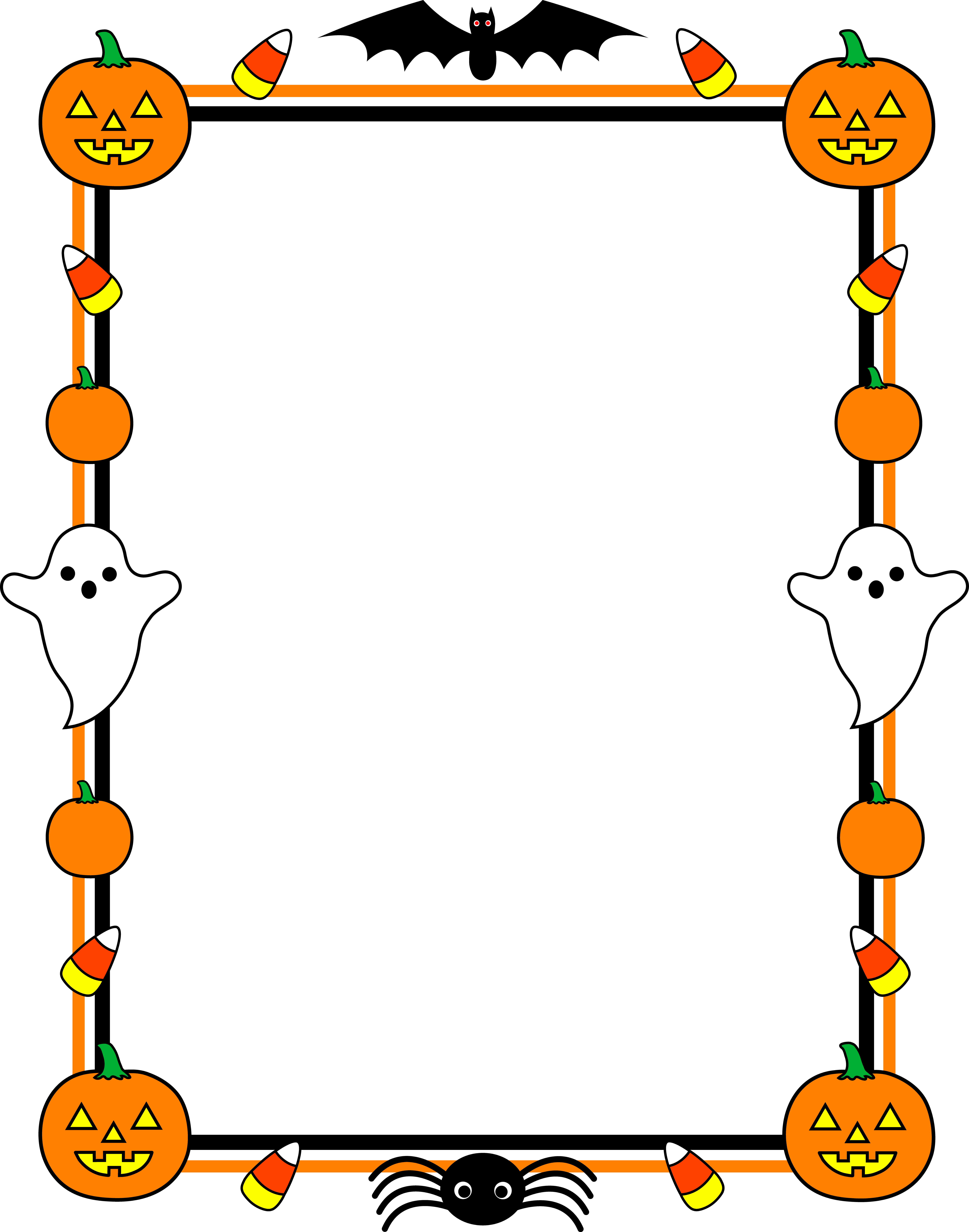 Halloween-themed frame Halloween Jack-o-lantern Halloween Border Pic holidays text orange Hallo