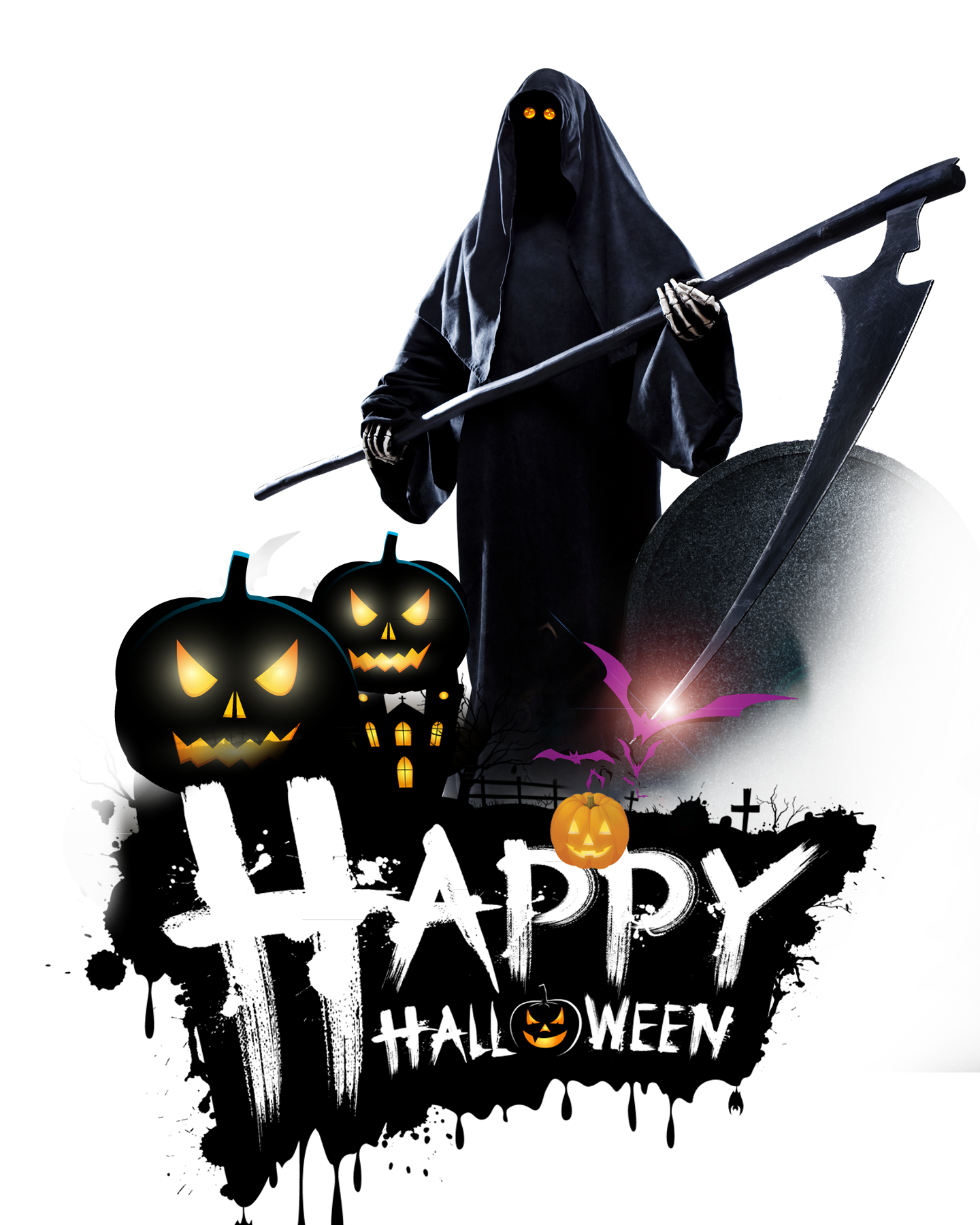 Happy Halloween graphic Halloween Horror Posters happy Halloween advertisement Poster halloween