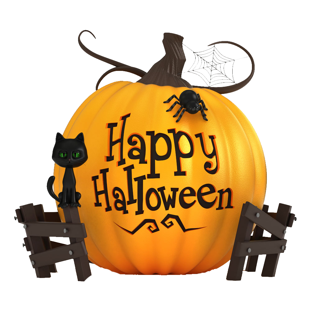 happy halloween halloween pumpkin happy Halloween Decoration Element Transparent PNG for Hallow