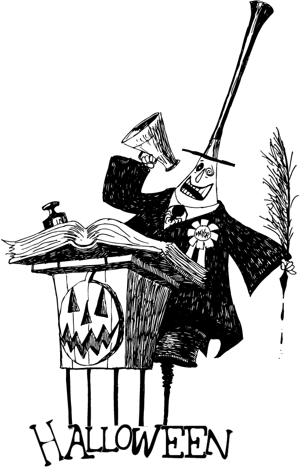 Jack Skellington Halloween The Walt Disney Company Christmas Halloween Design Elements HALLOWEE