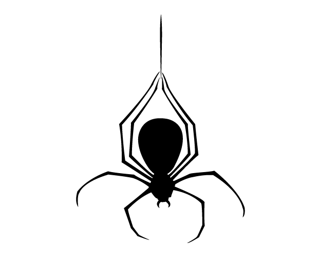 Spider Halloween Halloween design elements festive Elements silhouette design Scary Halloween