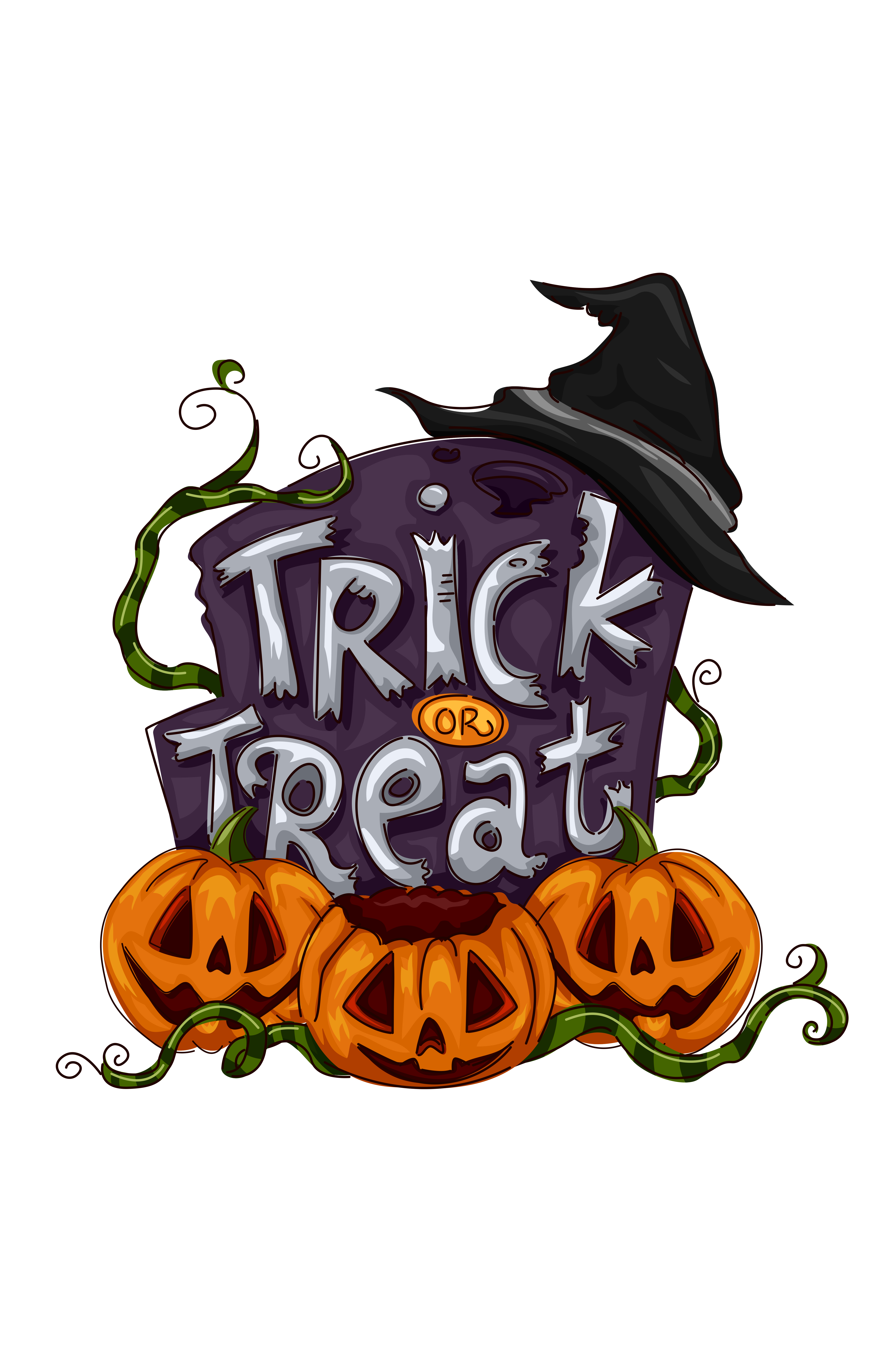 Trick-or-treating Halloween Halloween party elements text festive Elements logo Spooky Night