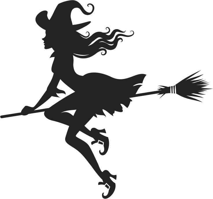 Witchcraft Poster Halloween Halloween happy Halloween festive Elements monochrome Halloween The