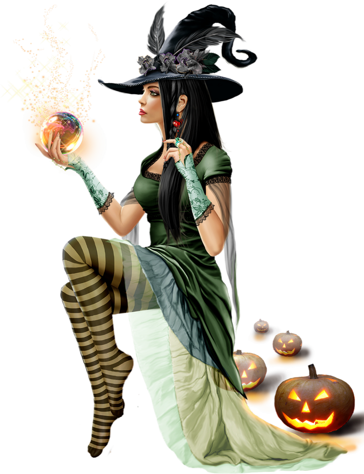 Witchcraft Vampire Halloween witch fictional Character woman witch Spooky Night Halloween Art