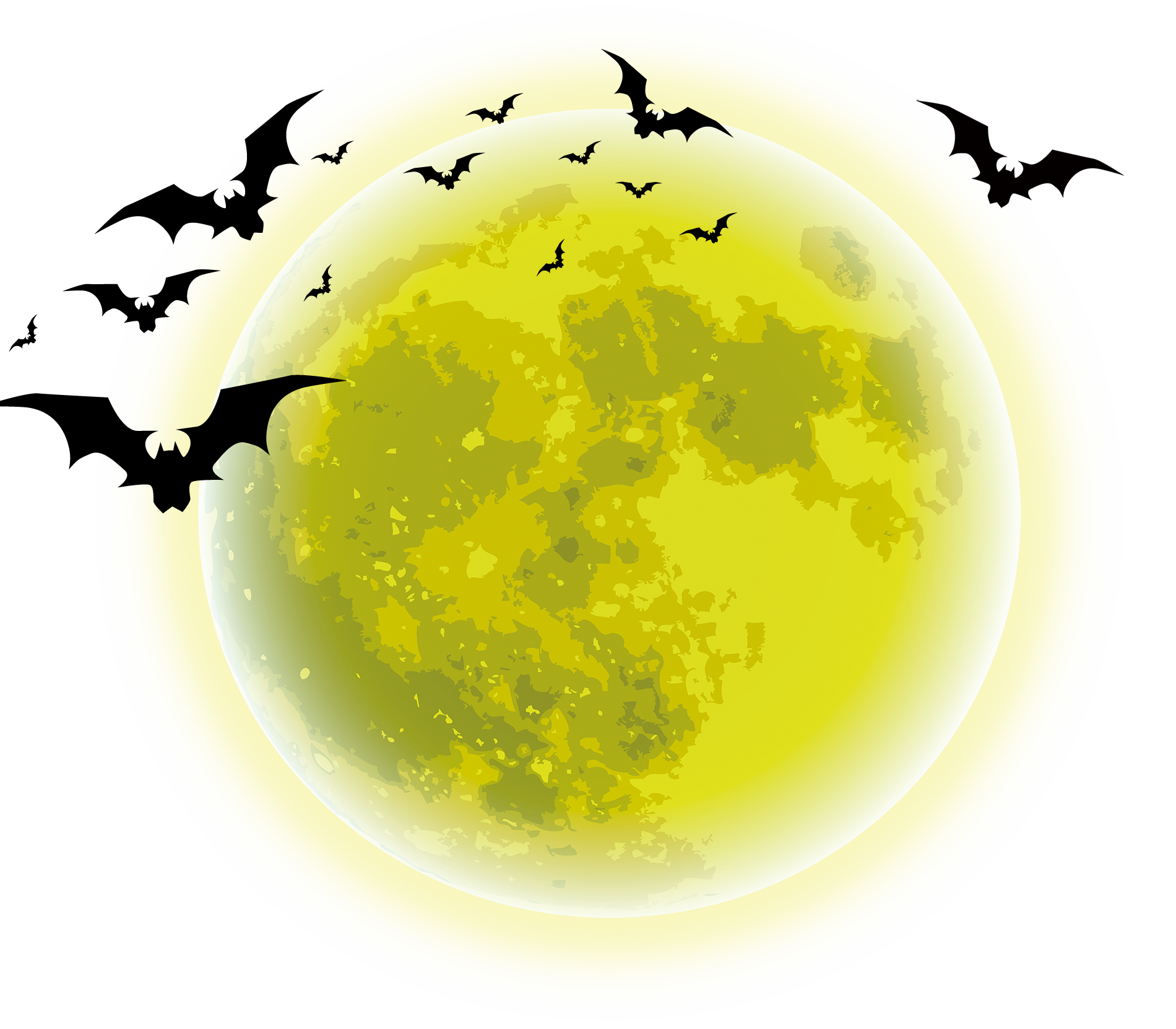 creative halloween halloween bat moon Halloween Celebration Design Transparent PNG for Hallowee