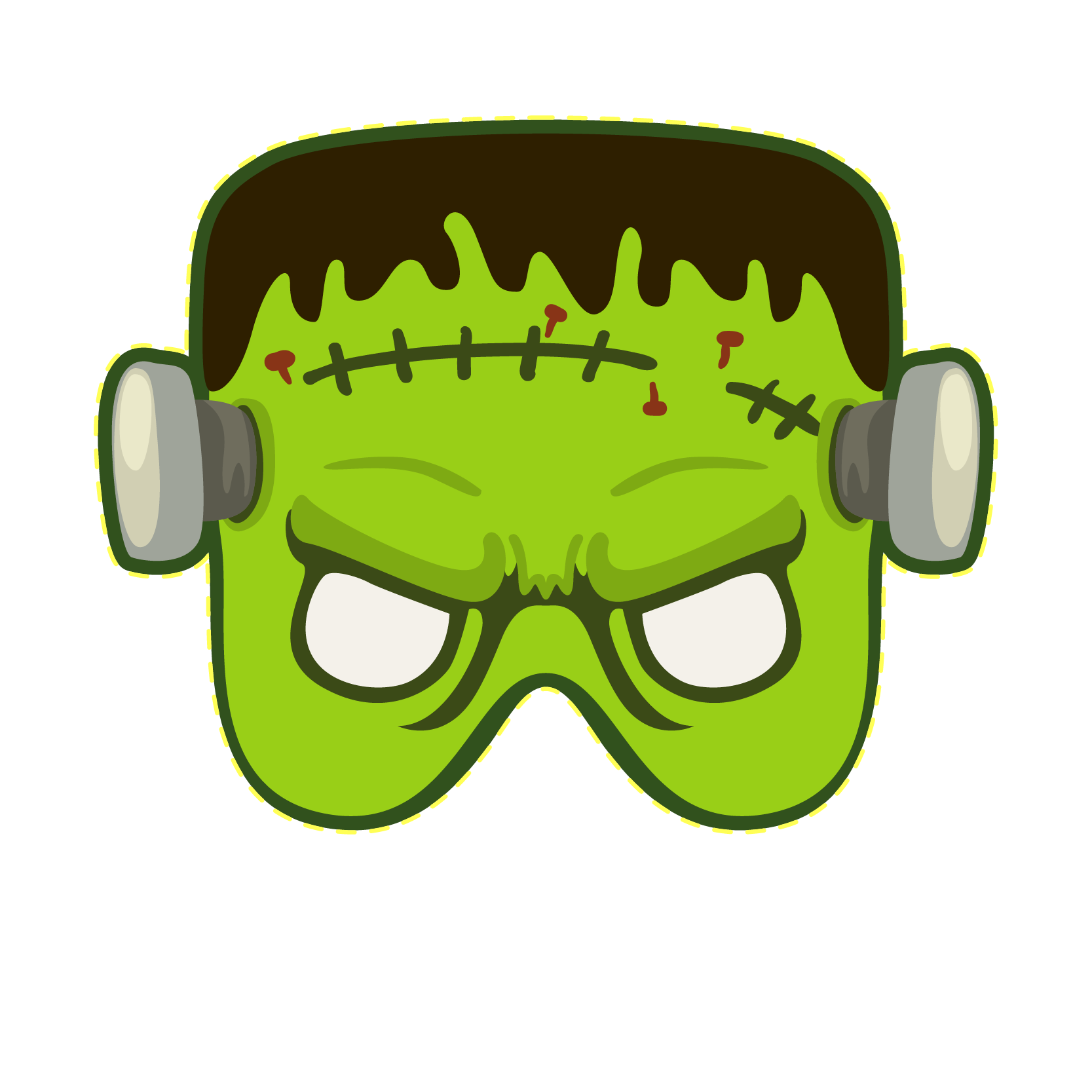 Frankenstein's monster Halloween holidays cartoon fictional Character Halloween Party Decoratio