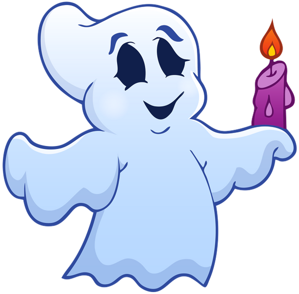 Ghost Halloween Ghost blue fictional Character cartoon Haunted Halloween Decoration Transparent