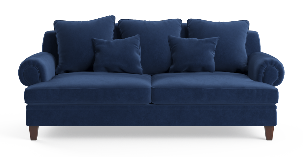 Couch Sofa bed Comfort Living room Furniture house blue angle furniture Transparent PNG for Interior