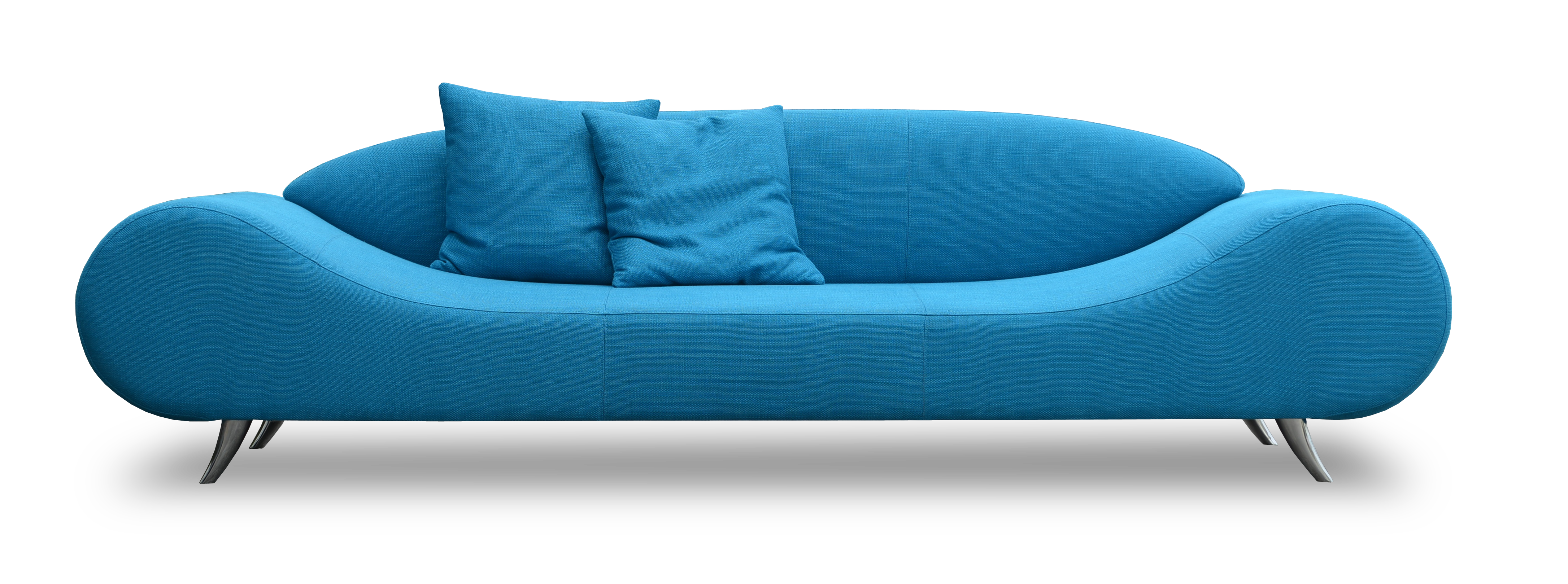 Couch Textile Living room Upholstery Chair Furniture blue angle leather Transparent PNG for Interior