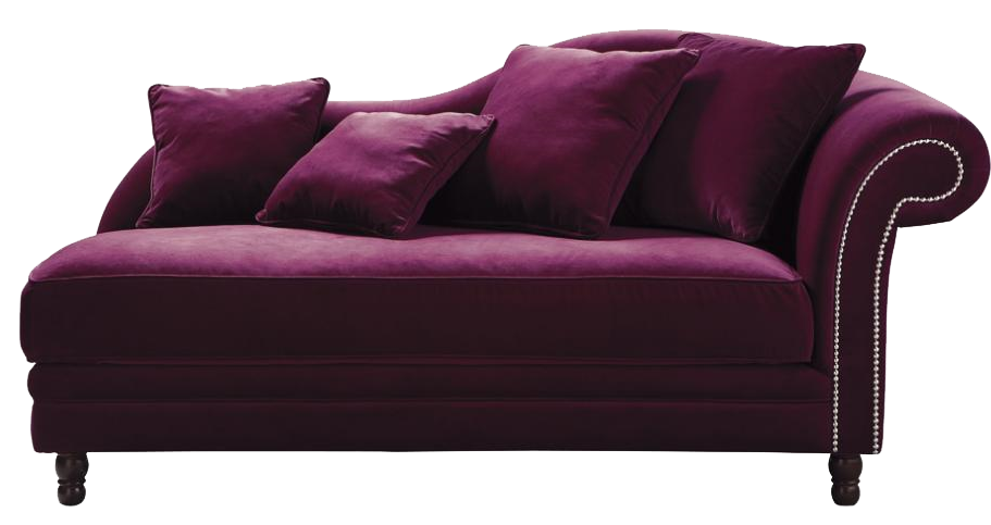 Eames Lounge Chair Fainting couch Chaise longue Furniture chair purple angle furniture Transparent P