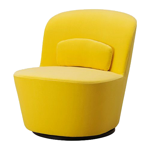 Swivel chair Egg Table Yellow Armchair angle furniture orange Transparent PNG for Interior Design Us