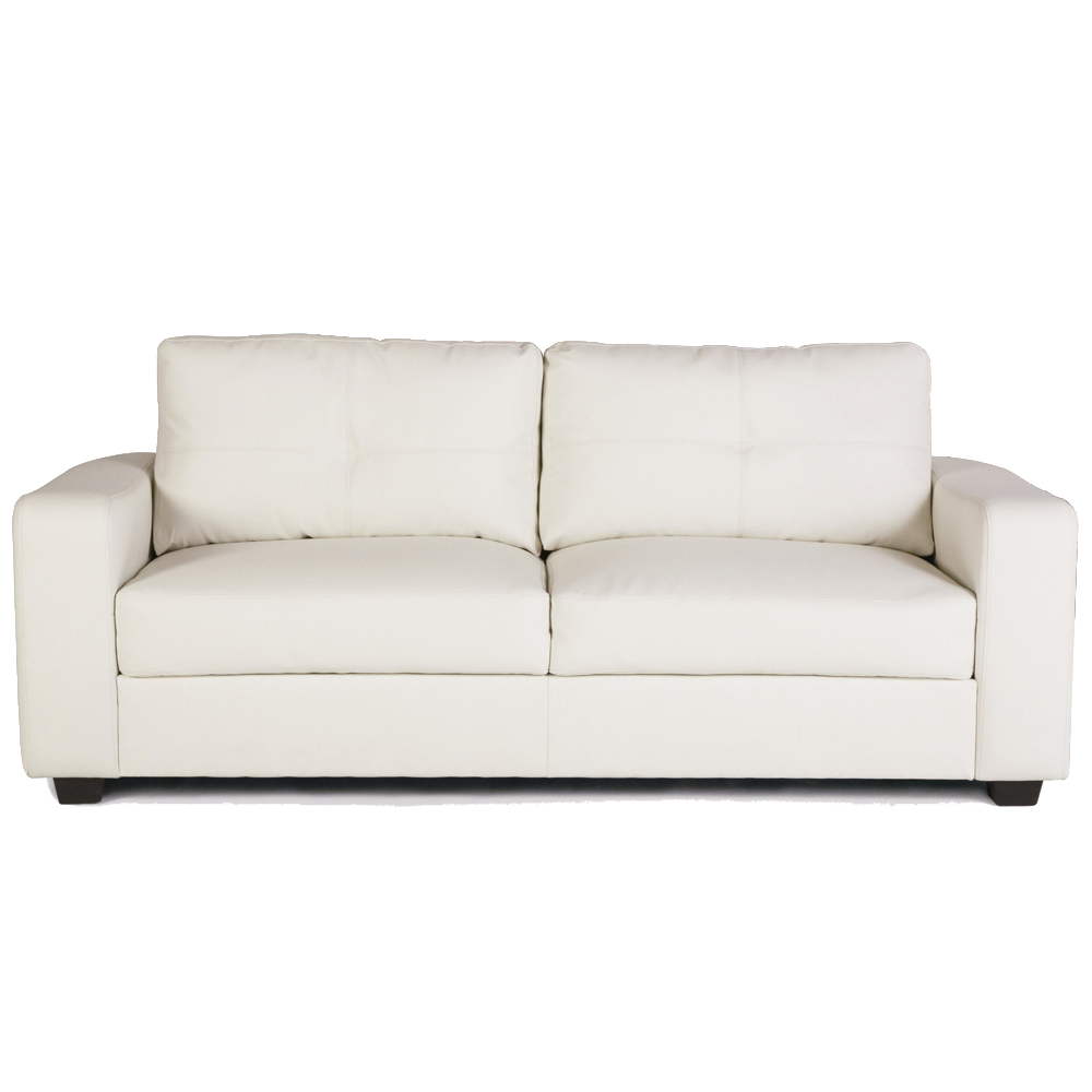 White leather 2-seat sofa Couch Recliner Furniture Sofa bed Slipcover couch angle leather cleaning T