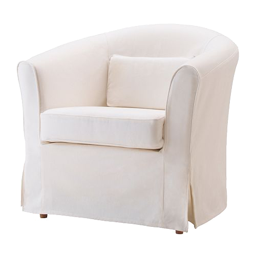 Wing chair IKEA Fauteuil Furniture Armchair cover angle white sofa Transparent PNG for Interior Desi