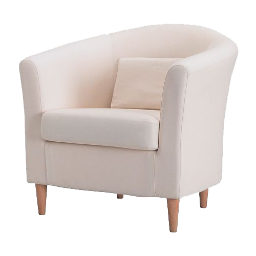 Chair Table Living room IKEA Slipcover White Armchair angle kitchen furniture Transparent PNG for In