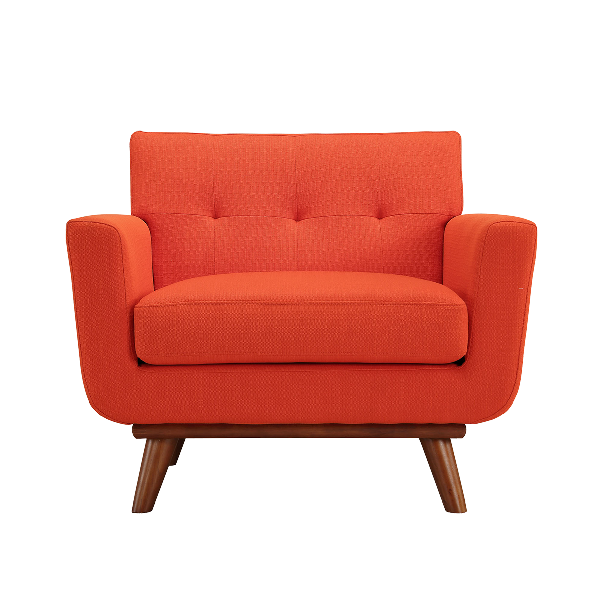 Bedside Tables Couch Chair Living room armchair angle furniture orange Transparent PNG for Interior