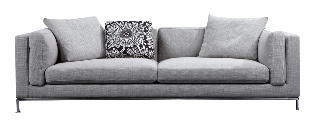 Couch Furniture Textile Cushion Chair Home Furniture angle fashion grey Transparent PNG for Interior