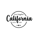 Los Angeles California T-shirt Design png