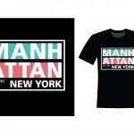 Manhattan Newyork T-shirt Design