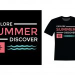 Summer Discover T-shirt Design