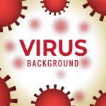 Corona virus Concept Background Free vector design