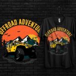 Offroad Adventure Vector T-shirt Design 