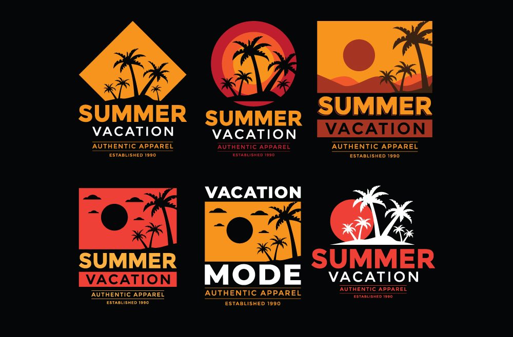 Summer T-shirt Designs Bundle 