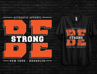 Be Strong T-shirt Design