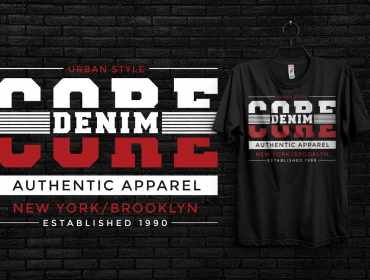 Core Denim T-shirt Design